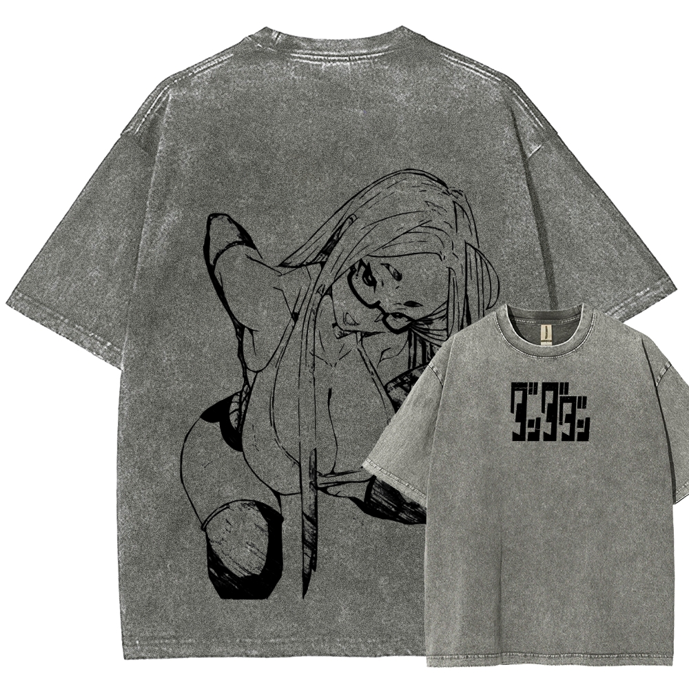 Dandadan Seiko Ayase Unisex Fit Washed T-Shirt 2509022555