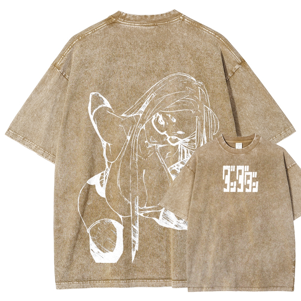 Dandadan Seiko Ayase Unisex Fit Washed T-Shirt 2509022555