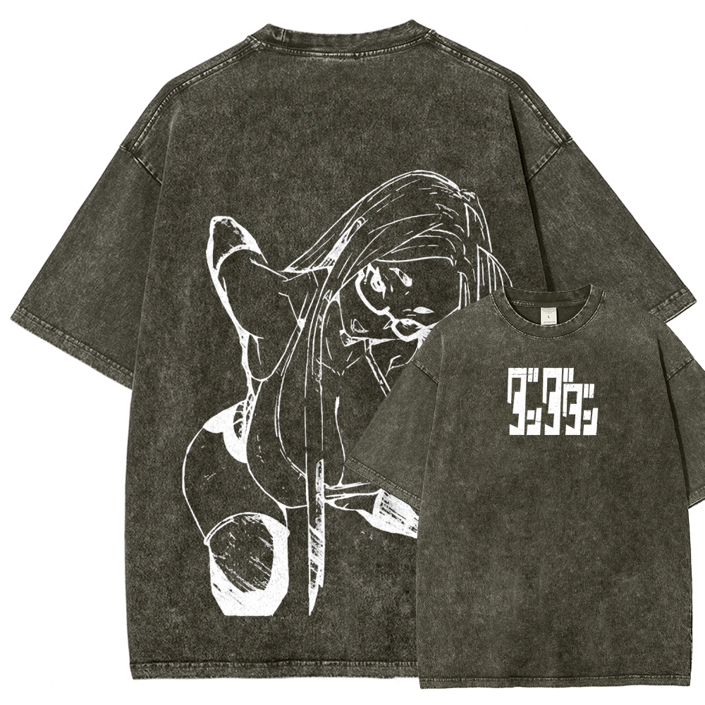 Dandadan Seiko Ayase Unisex Fit Washed T-Shirt 2509022555