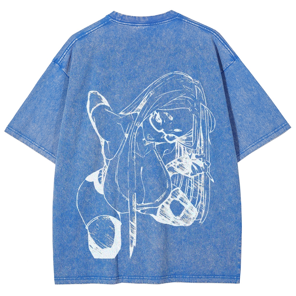 Dandadan Seiko Ayase Unisex Fit Washed T-Shirt 2509022555