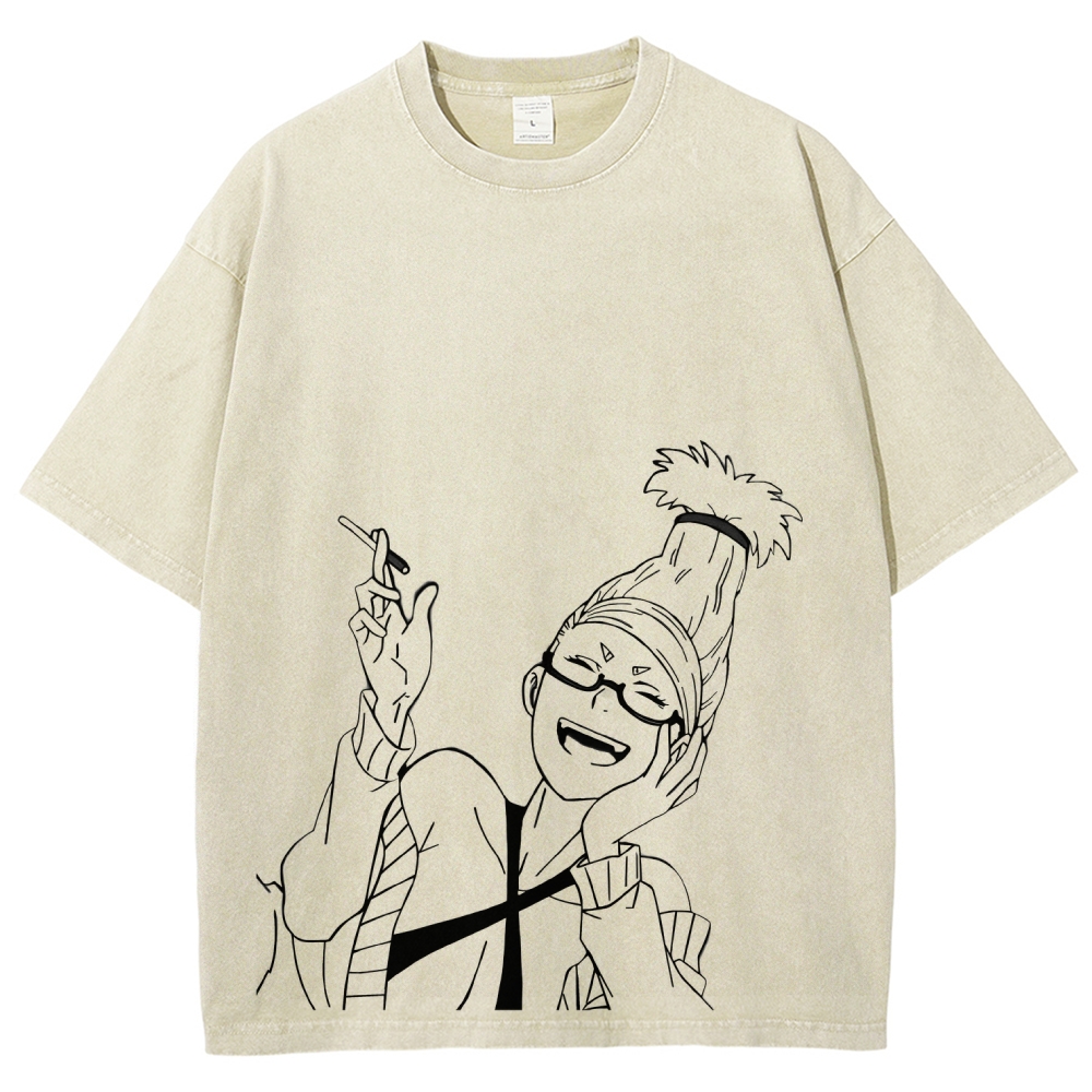 Dandadan Seiko Ayase Unisex Fit Washed T-Shirt 2509022561