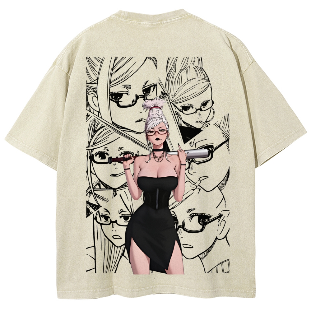 Dandadan Seiko Ayase Unisex Fit Washed T-Shirt 2509022561