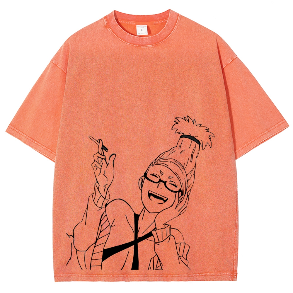 Dandadan Seiko Ayase Unisex Fit Washed T-Shirt 2509022561