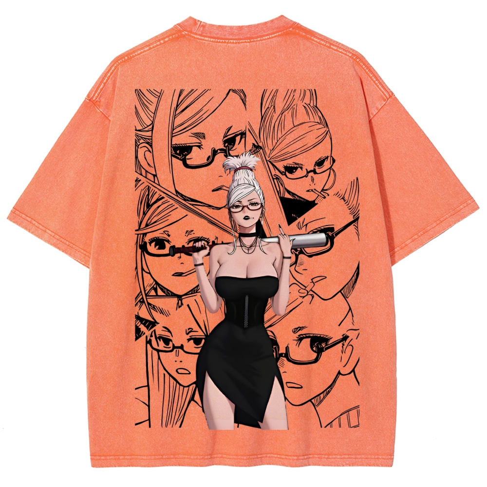 Dandadan Seiko Ayase Unisex Fit Washed T-Shirt 2509022561