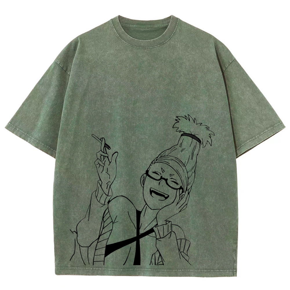 Dandadan Seiko Ayase Unisex Fit Washed T-Shirt 2509022561