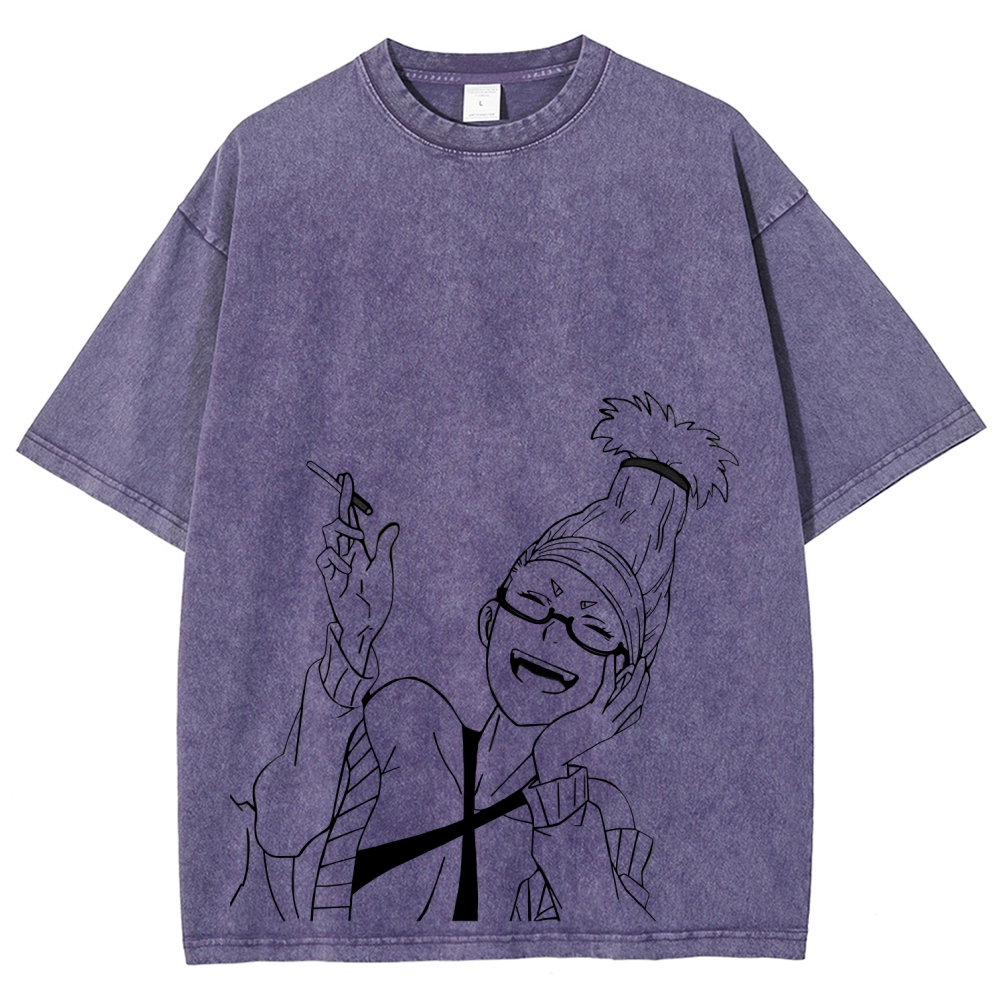 Dandadan Seiko Ayase Unisex Fit Washed T-Shirt 2509022561