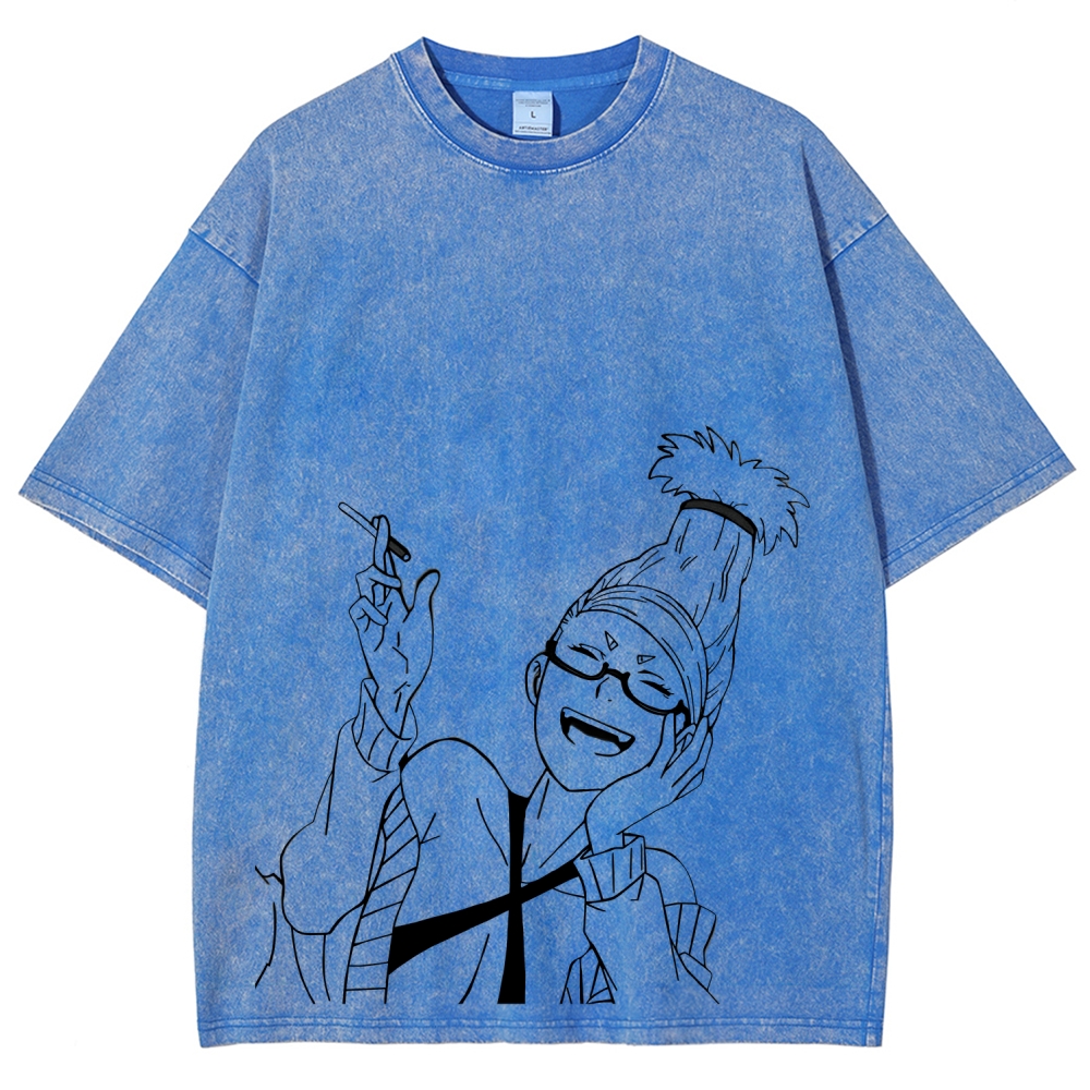 Dandadan Seiko Ayase Unisex Fit Washed T-Shirt 2509022561