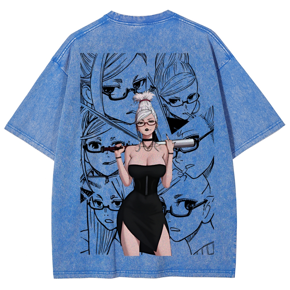 Dandadan Seiko Ayase Unisex Fit Washed T-Shirt 2509022561