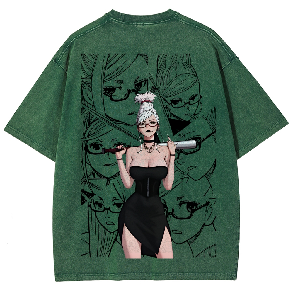 Dandadan Seiko Ayase Unisex Fit Washed T-Shirt 2509022561