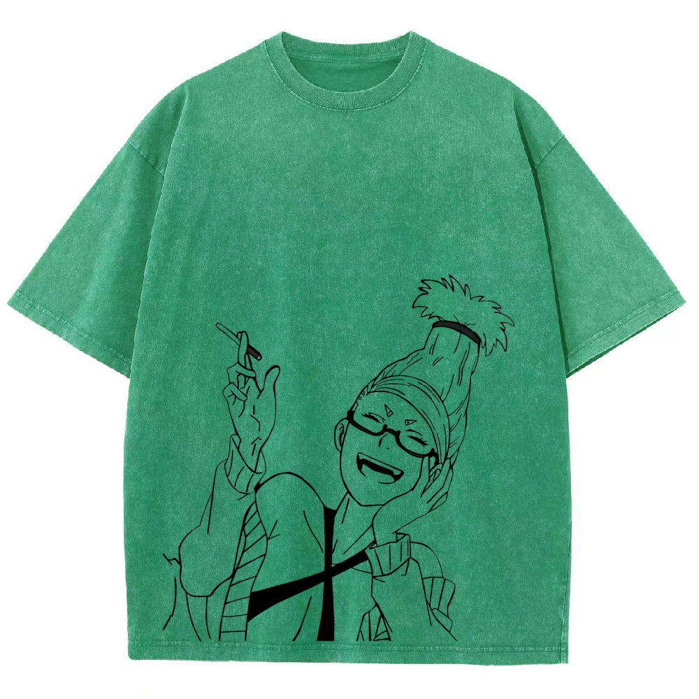 Dandadan Seiko Ayase Unisex Fit Washed T-Shirt 2509022561