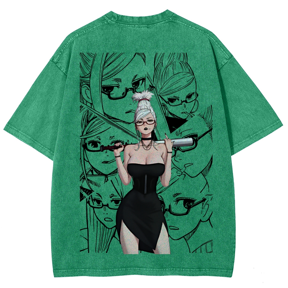 Dandadan Seiko Ayase Unisex Fit Washed T-Shirt 2509022561