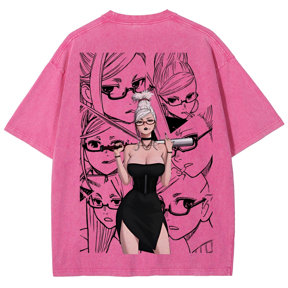 Dandadan Seiko Ayase Unisex Fit Washed T-Shirt 2509022561