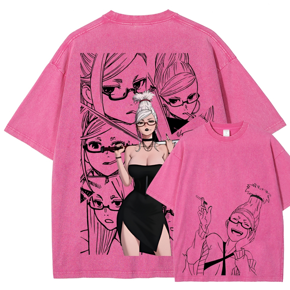 Dandadan Seiko Ayase Unisex Fit Washed T-Shirt 2509022561