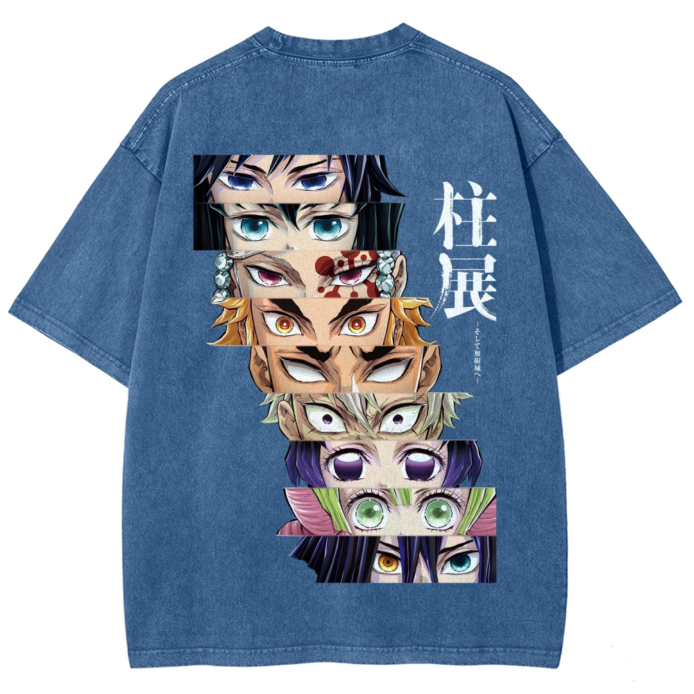 Demon Slayer Unisex Fit Washed T-Shirt 2509022796