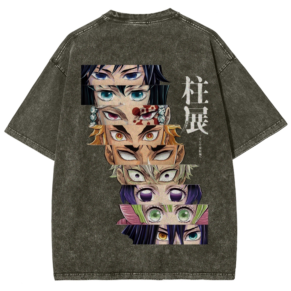 Demon Slayer Unisex Fit Washed T-Shirt 2509022796