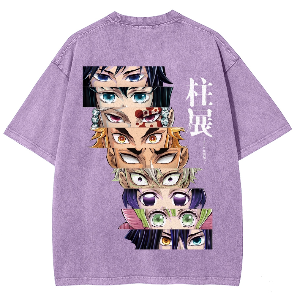 Demon Slayer Unisex Fit Washed T-Shirt 2509022796