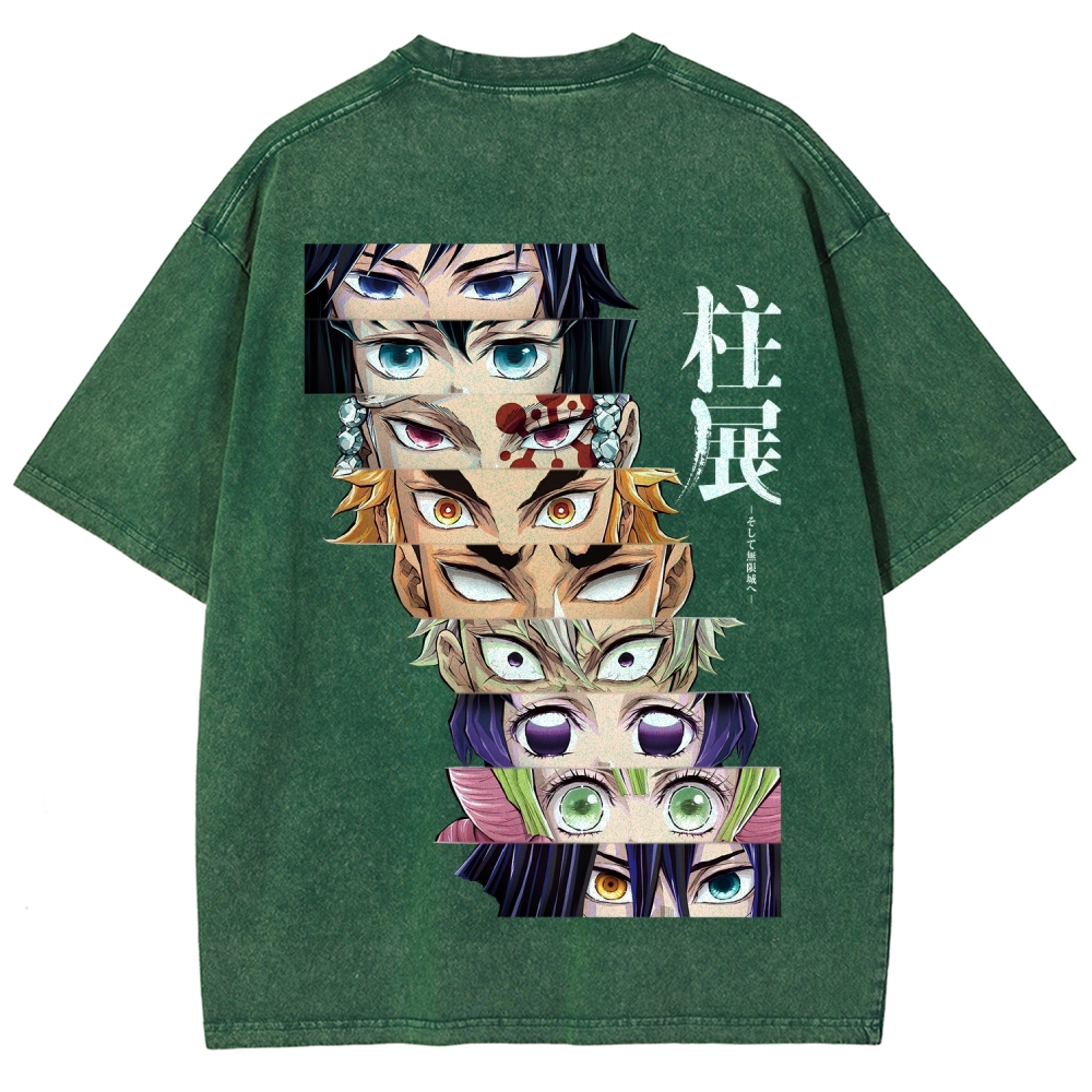 Demon Slayer Unisex Fit Washed T-Shirt 2509022796
