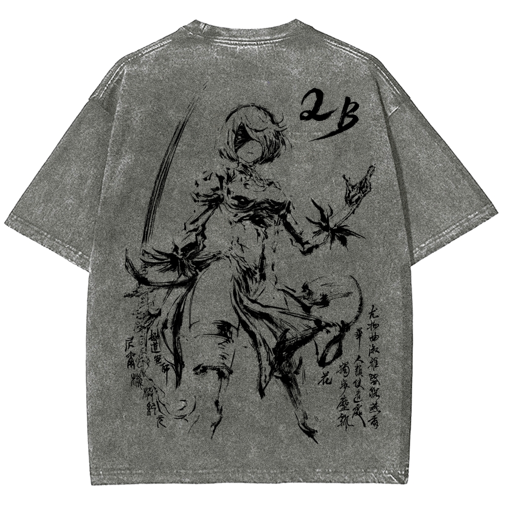 Nier: Automata Unisex Fit Washed T-Shirt 2510000877