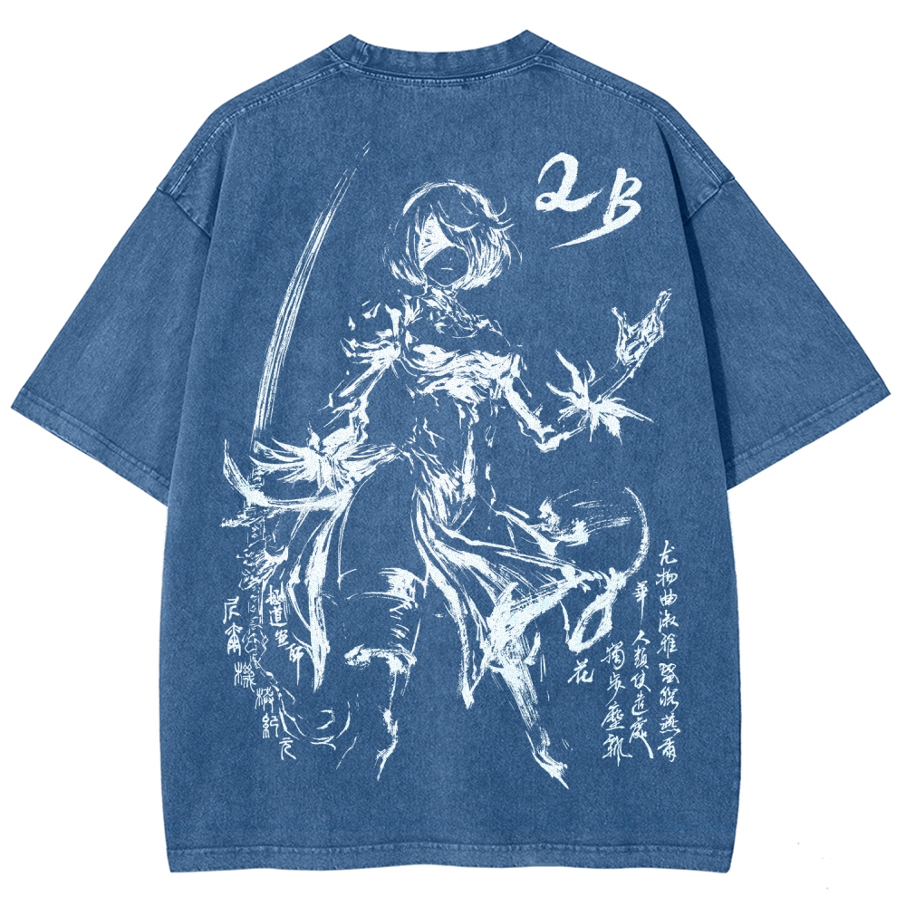 Nier: Automata Unisex Fit Washed T-Shirt 2510000877