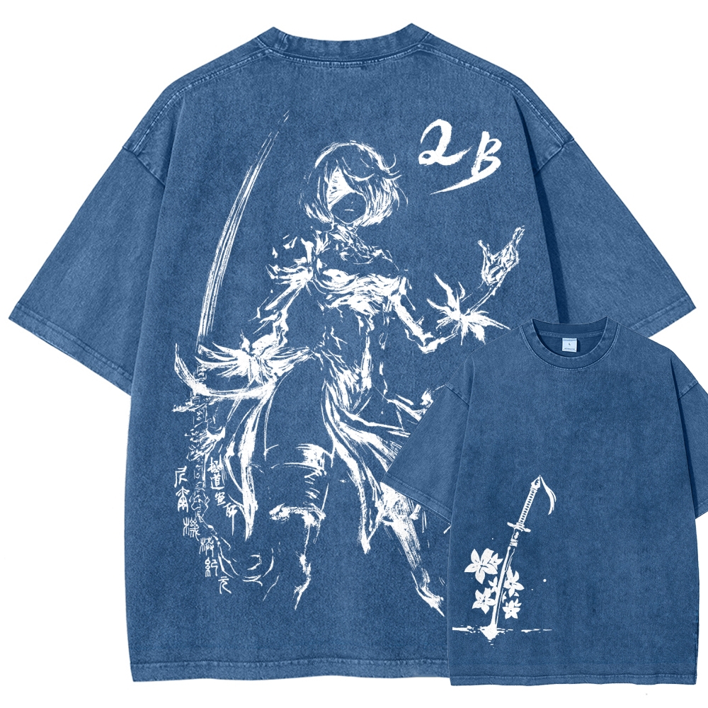 Nier: Automata Unisex Fit Washed T-Shirt 2510000877