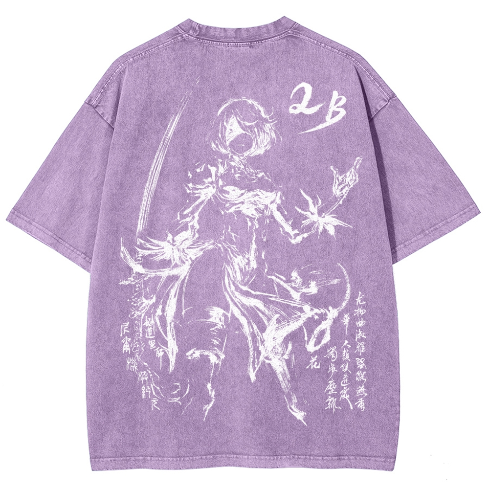 Nier: Automata Unisex Fit Washed T-Shirt 2510000877