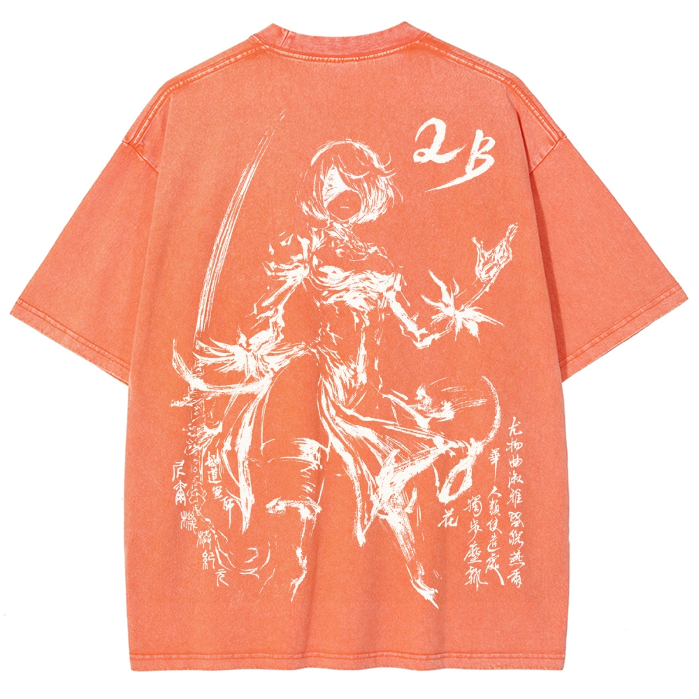 Nier: Automata Unisex Fit Washed T-Shirt 2510000877