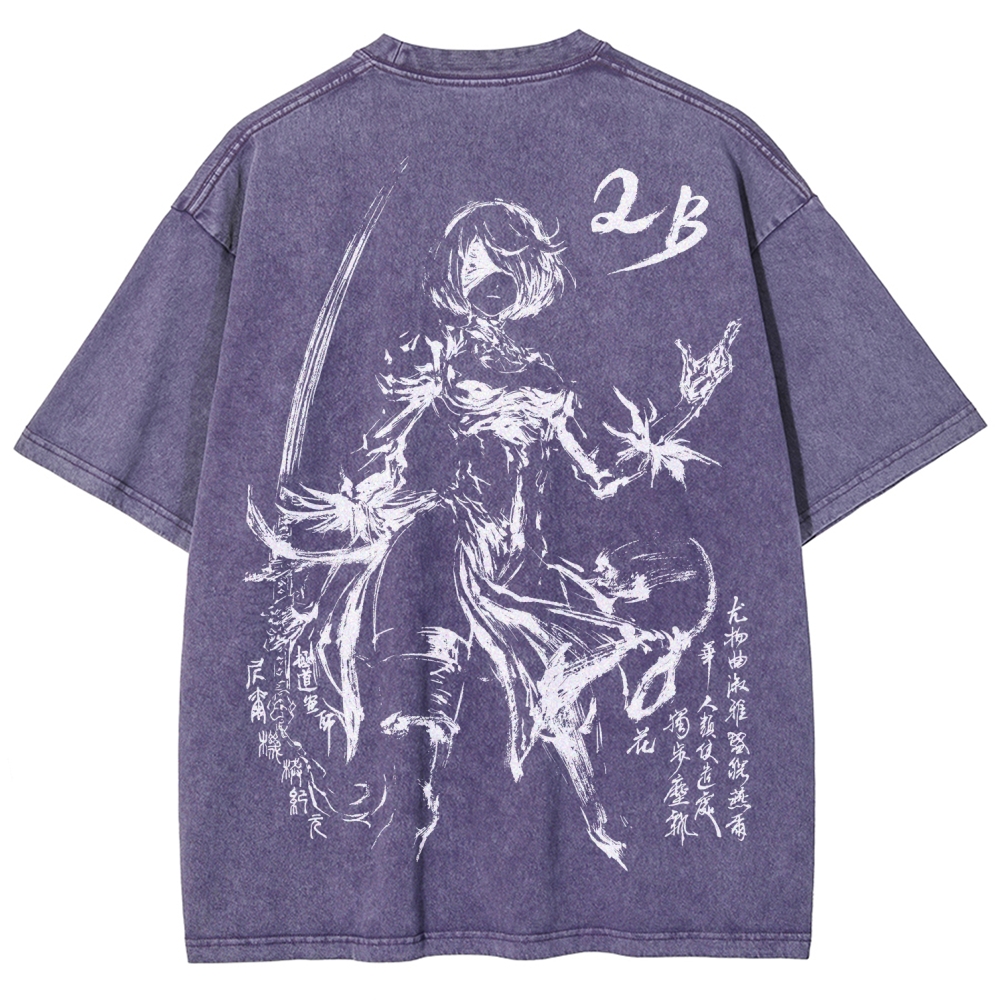 Nier: Automata Unisex Fit Washed T-Shirt 2510000877