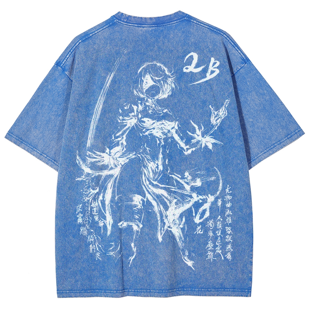 Nier: Automata Unisex Fit Washed T-Shirt 2510000877