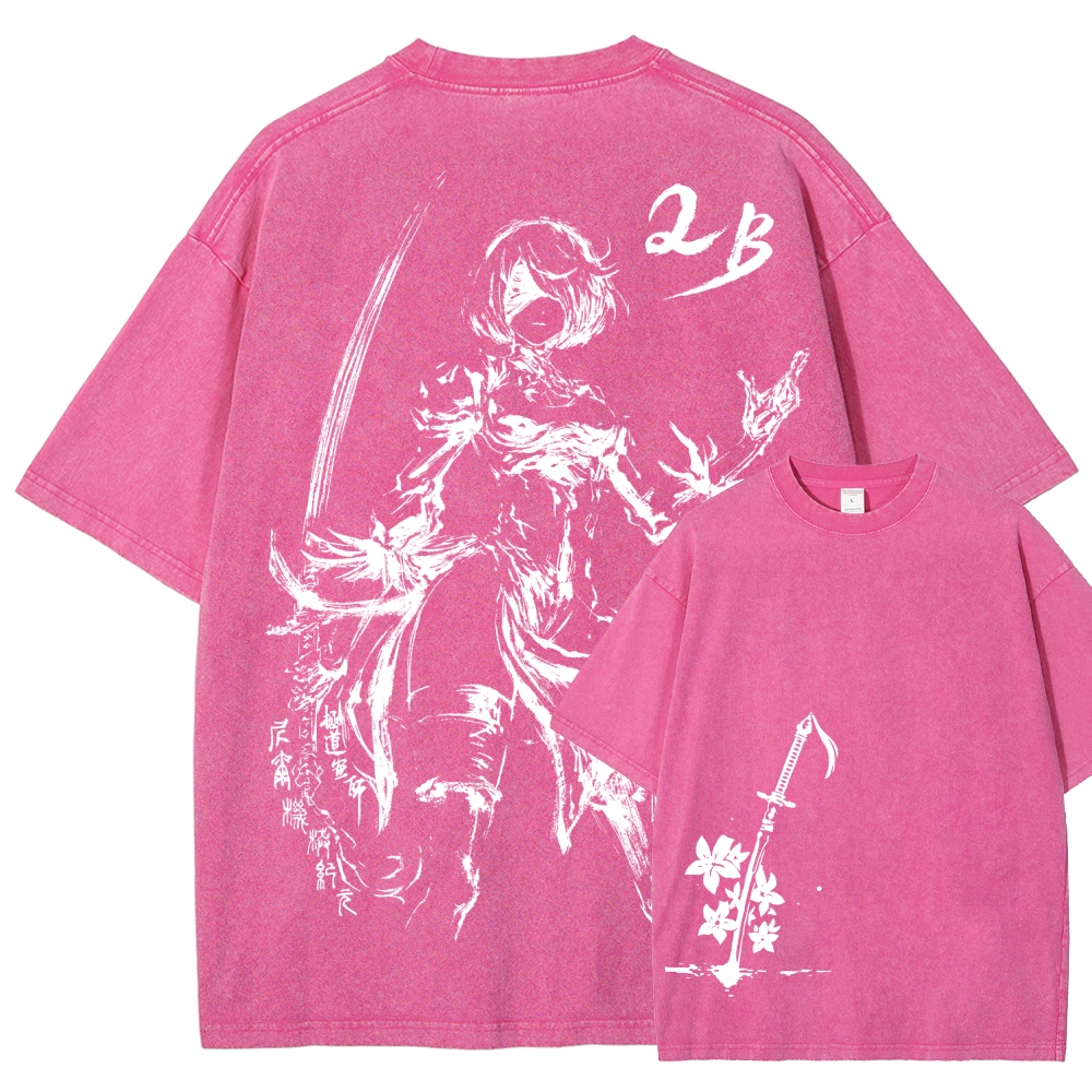 Nier: Automata Unisex Fit Washed T-Shirt 2510000877