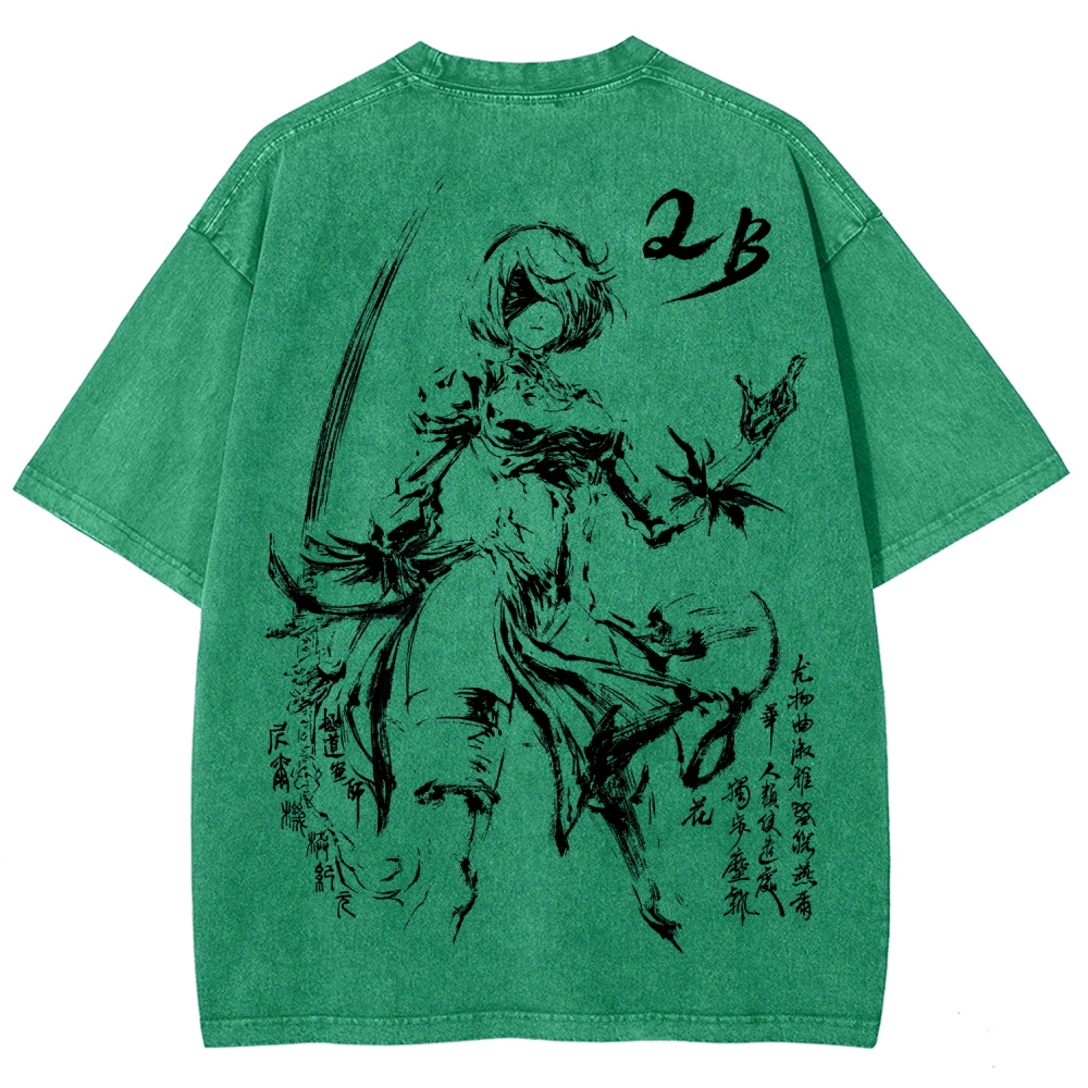 Nier: Automata Unisex Fit Washed T-Shirt 2510000877