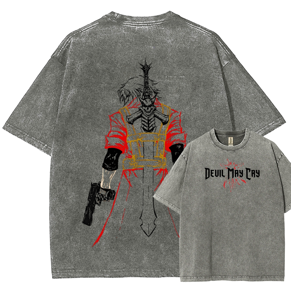 Devil May Cry Unisex Fit Washed T-Shirt 2510001648