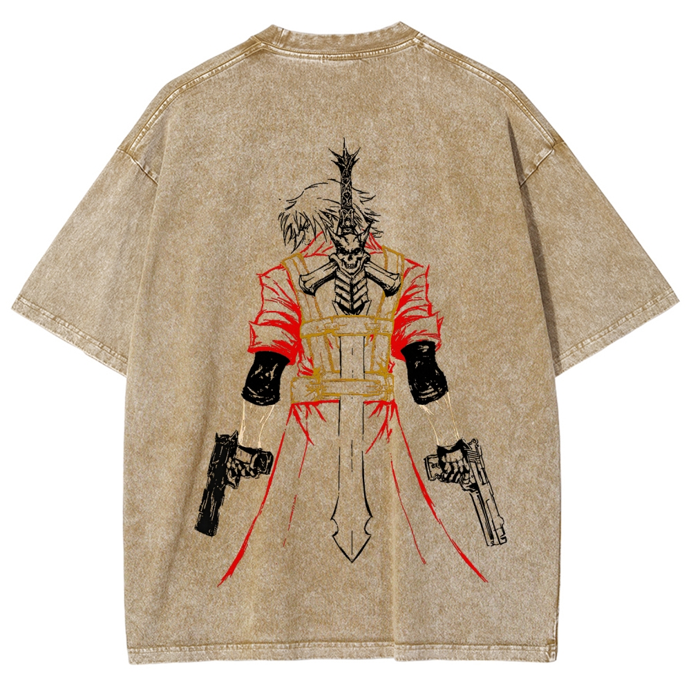 Devil May Cry Unisex Fit Washed T-Shirt 2510001648