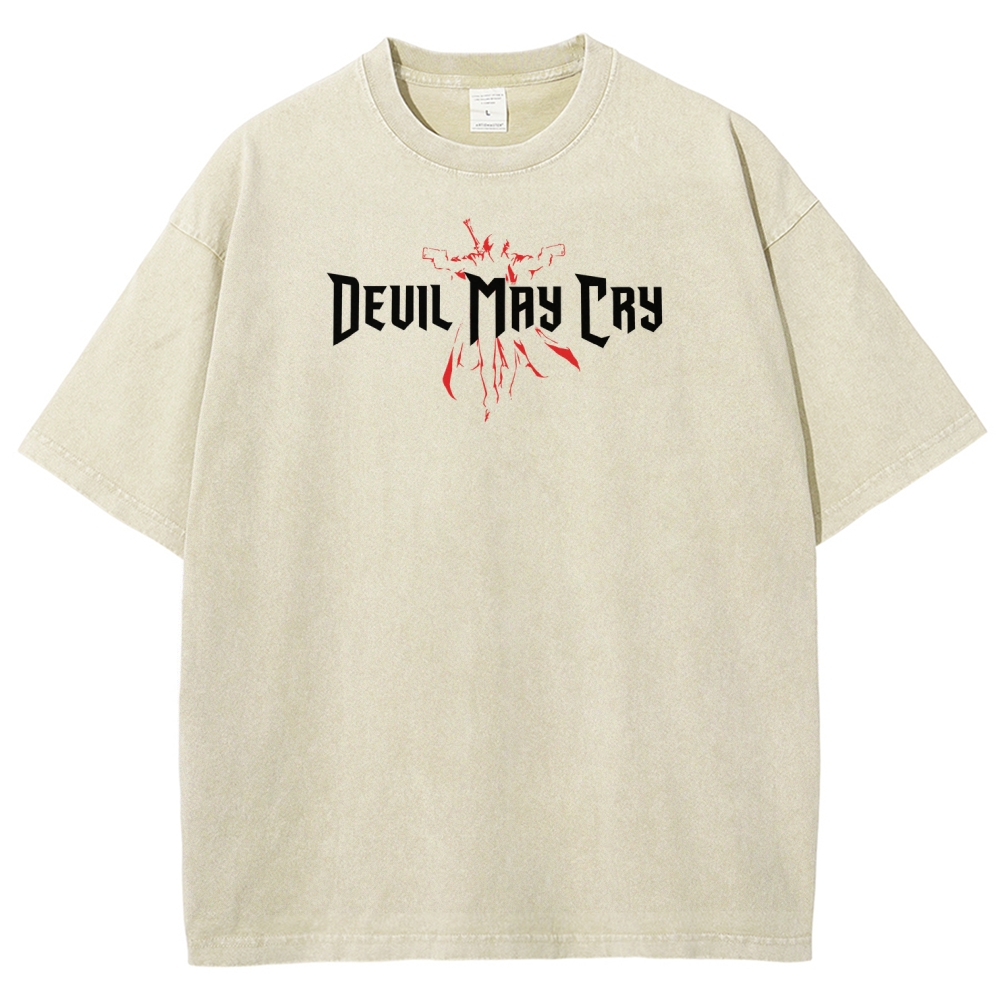 Devil May Cry Unisex Fit Washed T-Shirt 2510001648