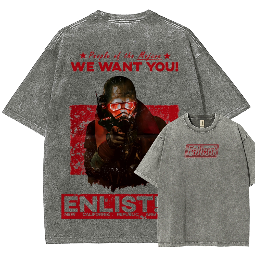 Unisex Fit Washed T-Shirt 2510002004