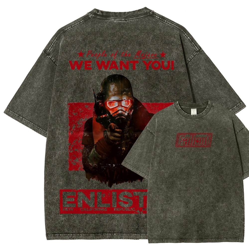 Unisex Fit Washed T-Shirt 2510002004