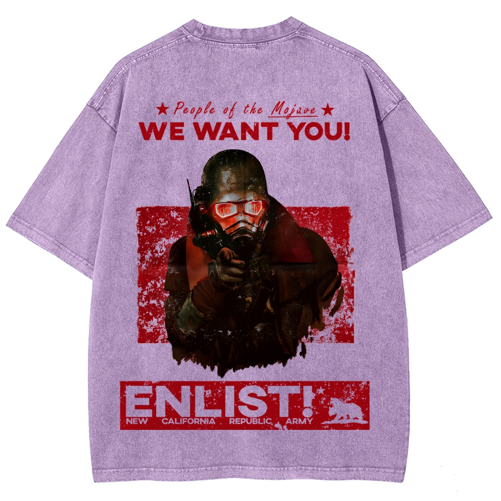 Unisex Fit Washed T-Shirt 2510002004