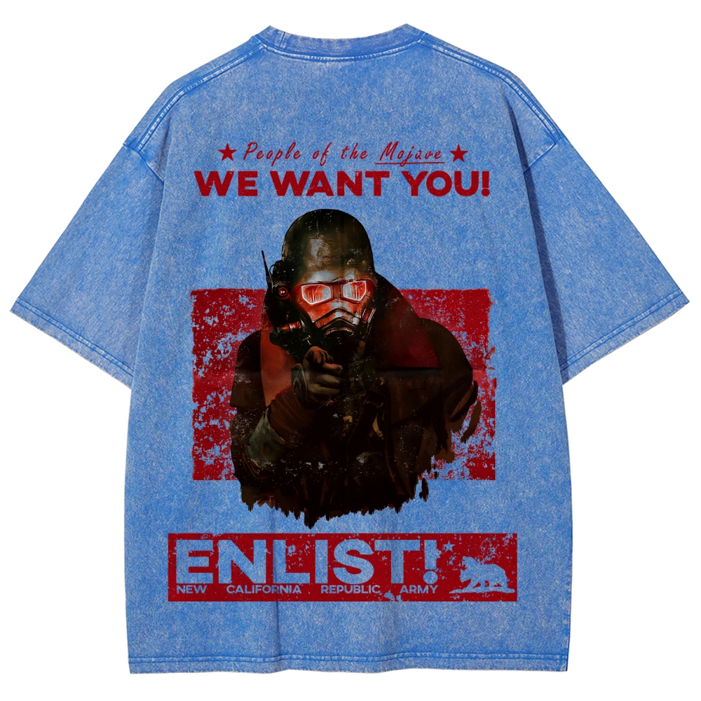 Unisex Fit Washed T-Shirt 2510002004