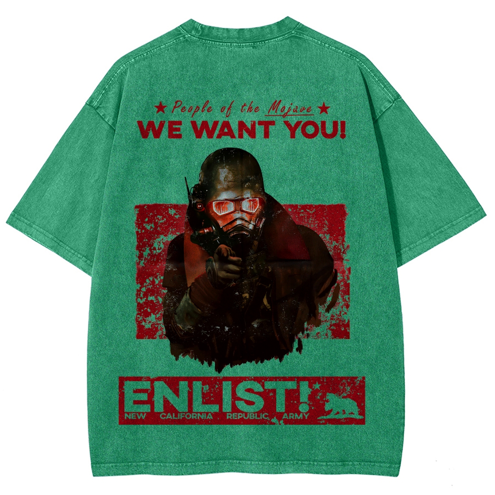 Unisex Fit Washed T-Shirt 2510002004