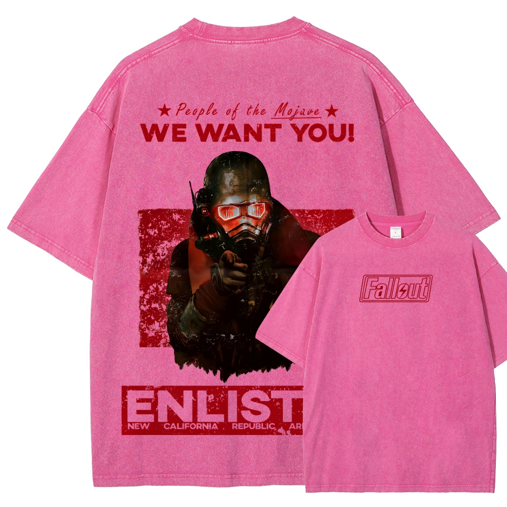 Unisex Fit Washed T-Shirt 2510002004