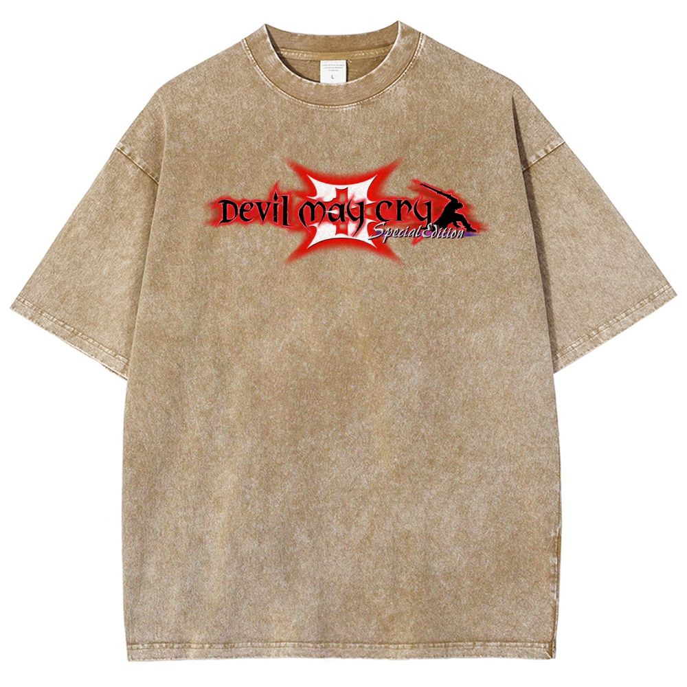 Devil May Cry Unisex Fit Washed T-Shirt 2510003870