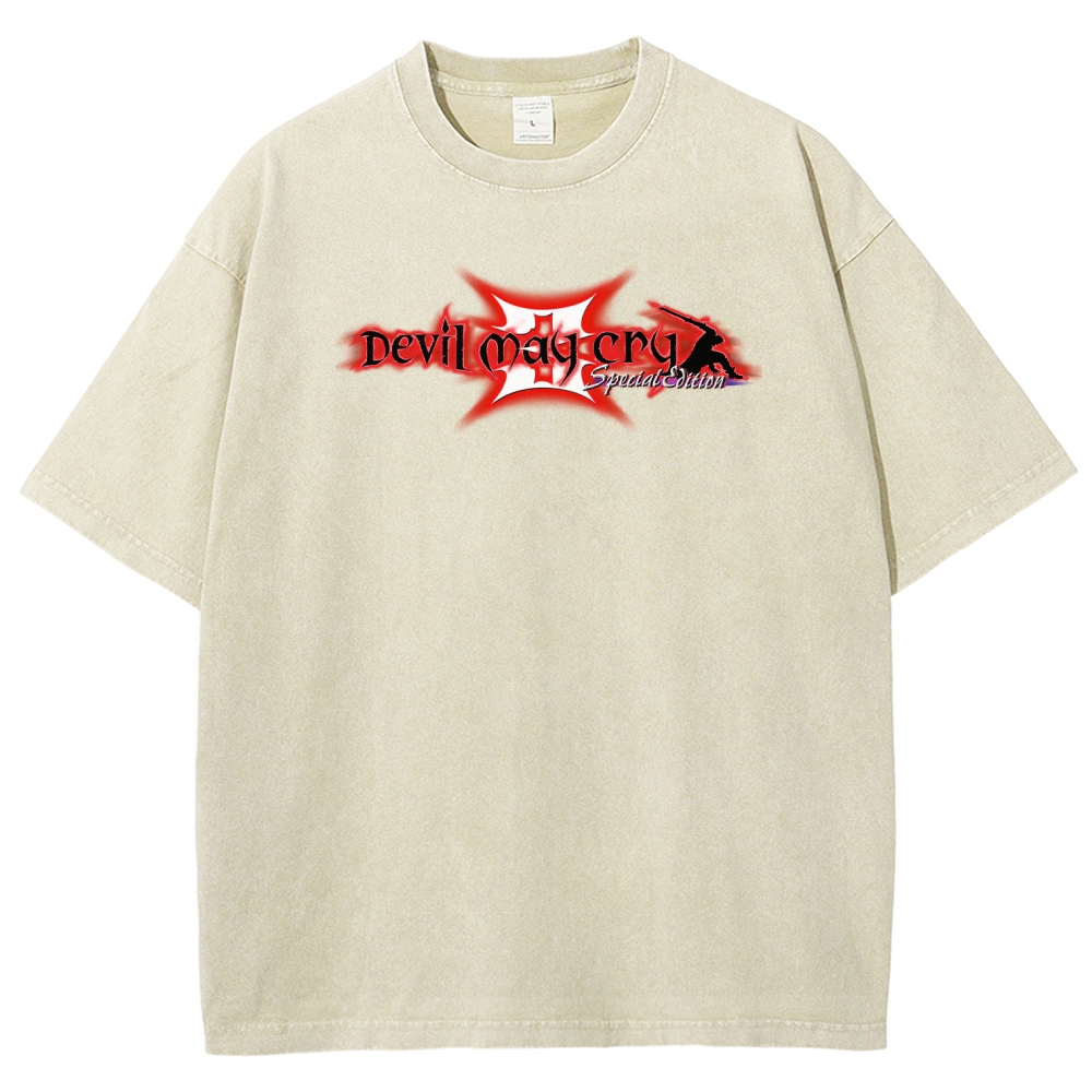 Devil May Cry Unisex Fit Washed T-Shirt 2510003870