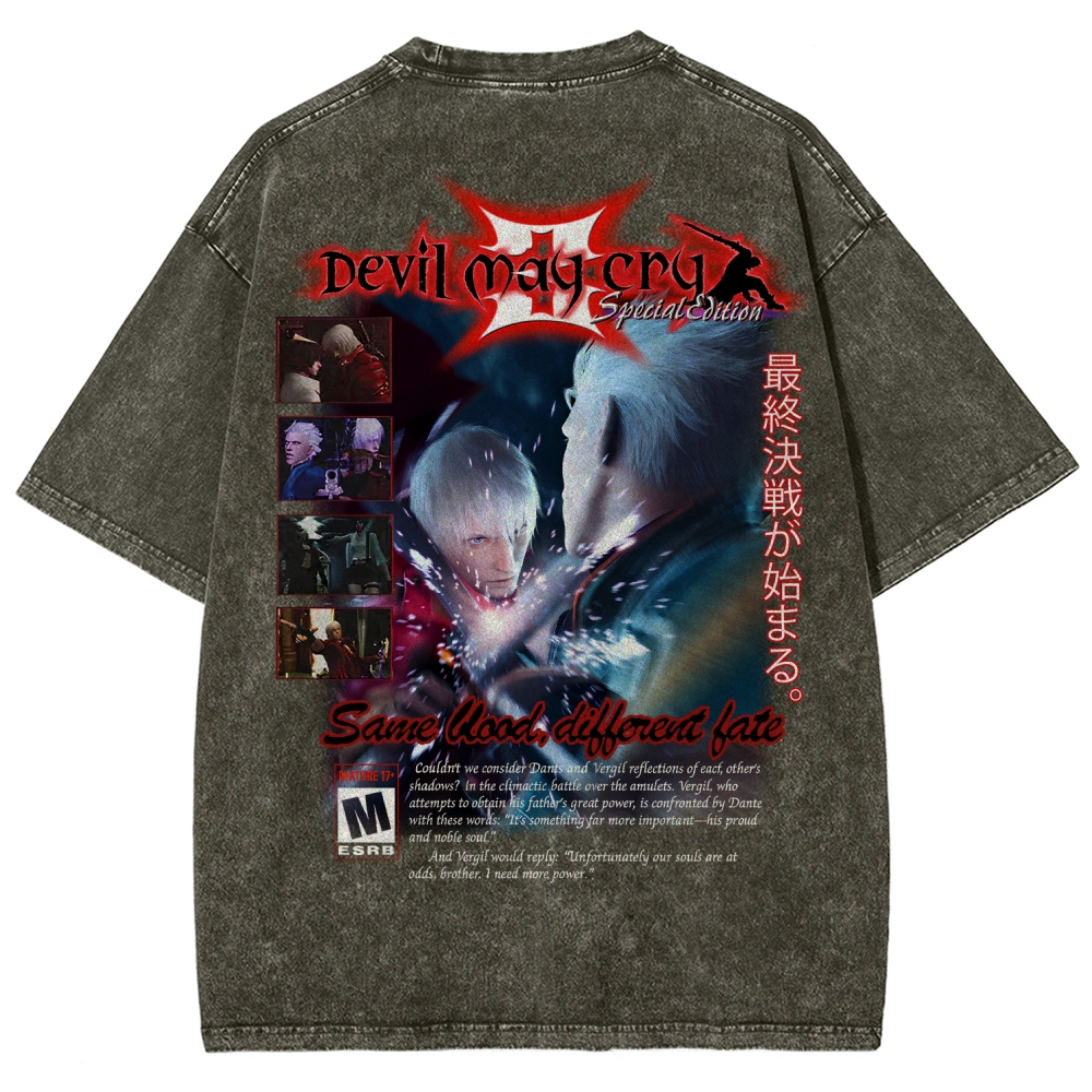 Devil May Cry Unisex Fit Washed T-Shirt 2510003870