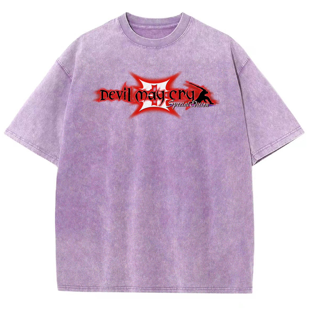 Devil May Cry Unisex Fit Washed T-Shirt 2510003870