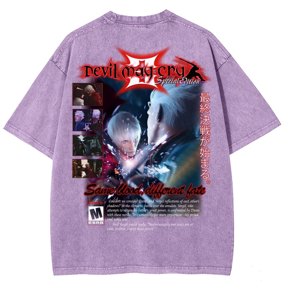 Devil May Cry Unisex Fit Washed T-Shirt 2510003870