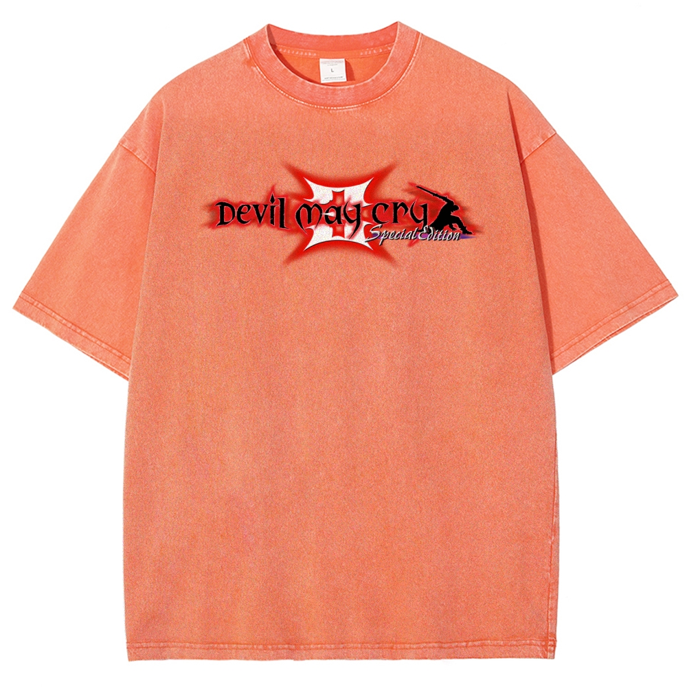 Devil May Cry Unisex Fit Washed T-Shirt 2510003870