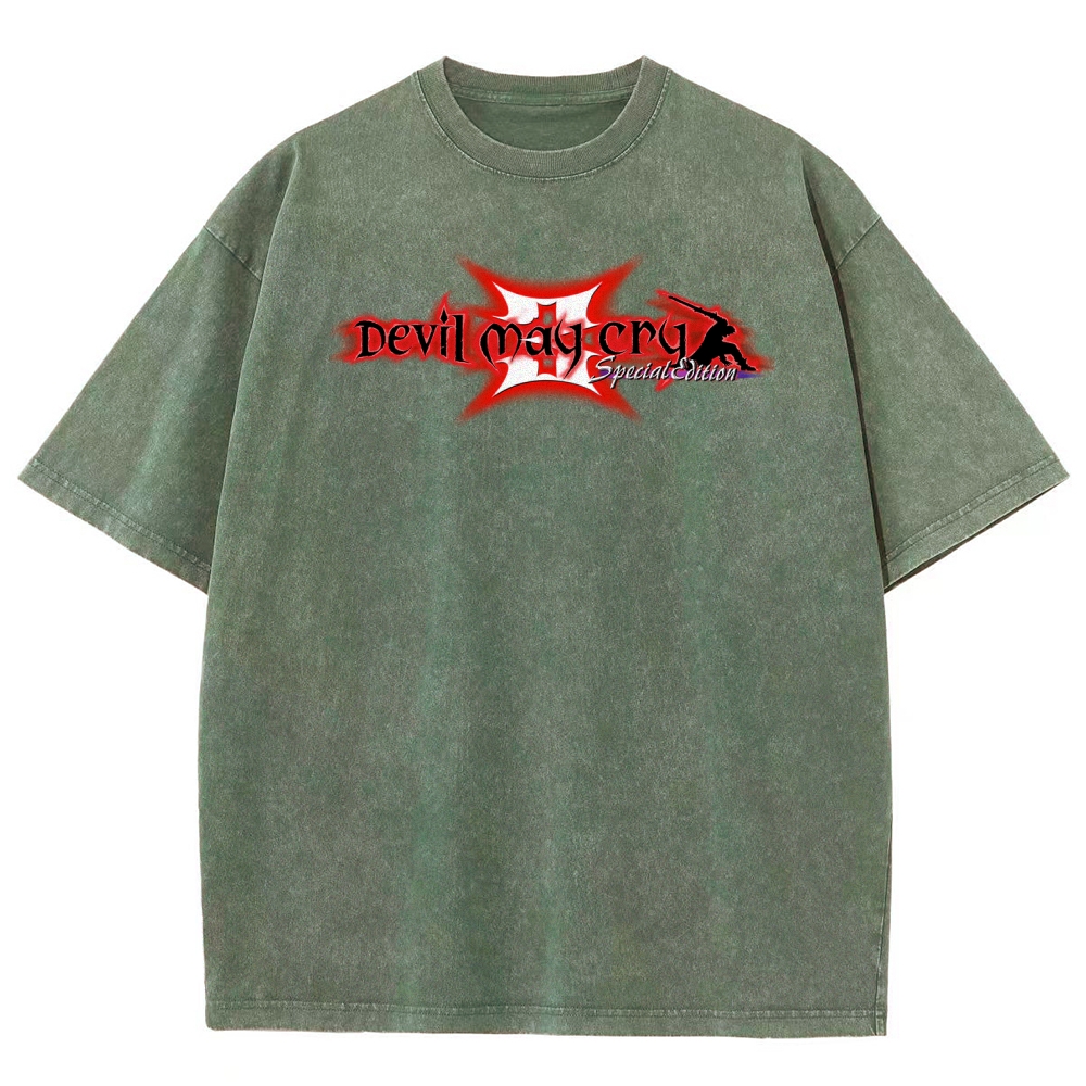 Devil May Cry Unisex Fit Washed T-Shirt 2510003870