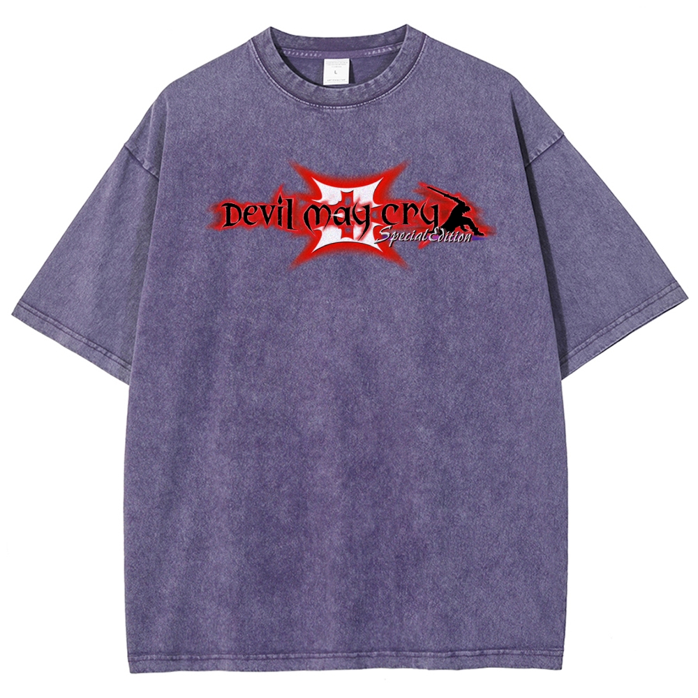 Devil May Cry Unisex Fit Washed T-Shirt 2510003870