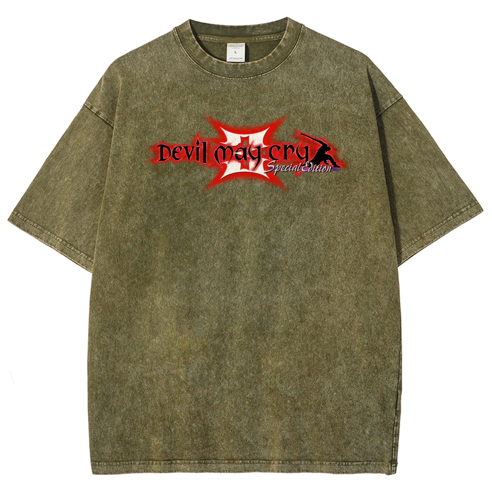 Devil May Cry Unisex Fit Washed T-Shirt 2510003870