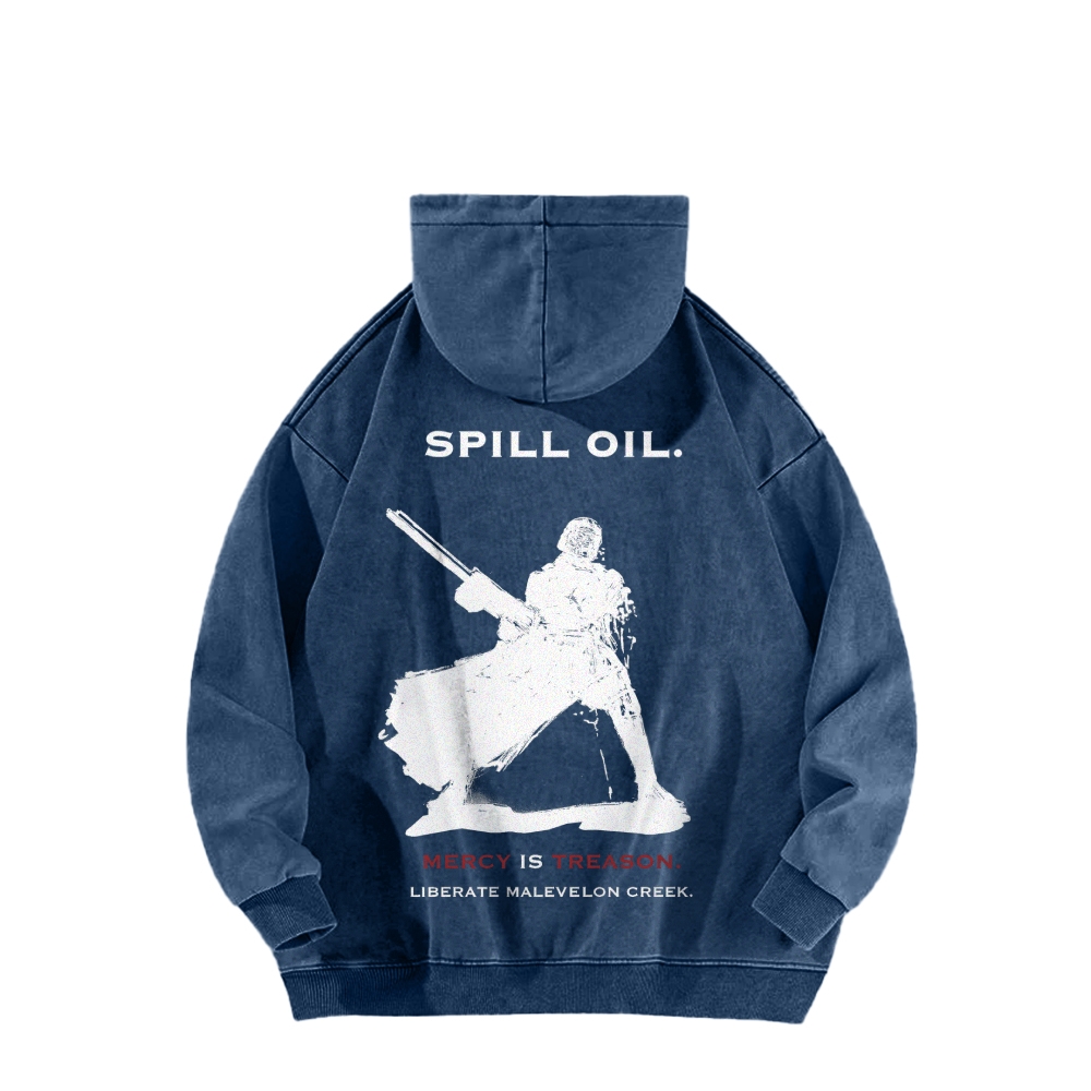 Helldivers Casual Washed Hoodie 2510004328