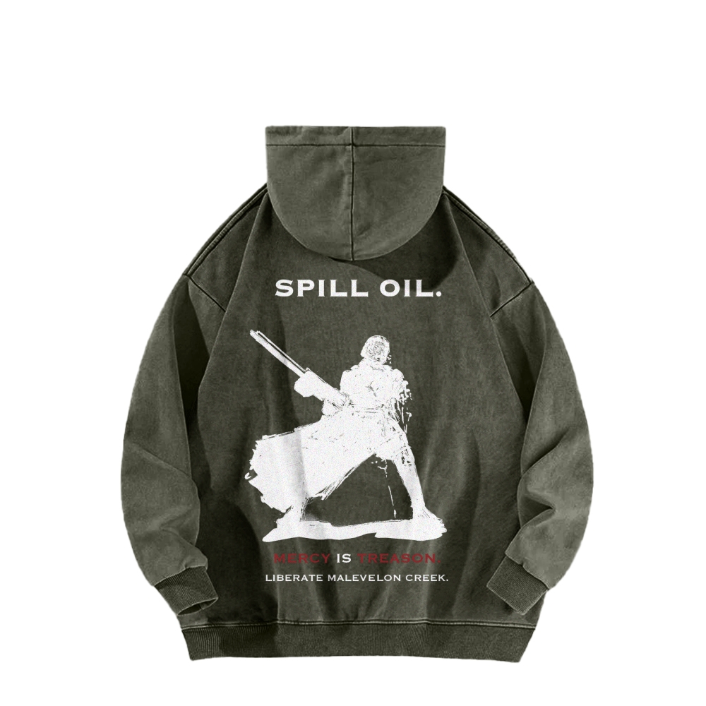 Helldivers Casual Washed Hoodie 2510004328